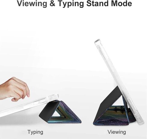 Aurora Starry Sky Night Case مع حامل القلم Trifold Slim Lightweight Trifold متوافق مع iPad Mini 4/5/6 Mini4/5 （7.9in） in Saudi Arabia