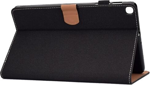 Tablet Travel Samsung Galaxy Tab A 10.1 2019 SM-T510/T515 Case ، PU Leather Protective Case مع فتحات متوافقة مع البطاقات ، حالة واقية من الجلد النباتي الممتاز COM in Kuwait