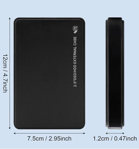 حاوية محرك الأقراص الثابتة 2.5 "، 5 جيجابت في الثانية USB 3.0 إلى SATA III ، حالة قرص ثابت خالية من الأدوات لمدة 2.5 بوصة 9.5 مم 7 مم SSD حتى 6TB in Saudi Arabia