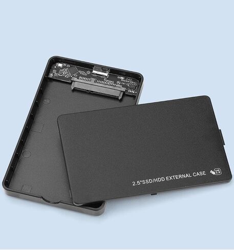 حاوية محرك الأقراص الثابتة 2.5 "، 5 جيجابت في الثانية USB 3.0 إلى SATA III ، حالة قرص ثابت خالية من الأدوات لمدة 2.5 بوصة 9.5 مم 7 مم SSD حتى 6TB in Saudi Arabia