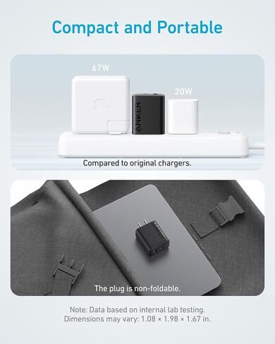 Anker iPhone 16 Charger ، 2-Pack 20W Fast USB C Charger Block ، USB C إلى USB C Cable ، Type-C Charging Cord Charge (10 ft ، 100W) in Kuwait