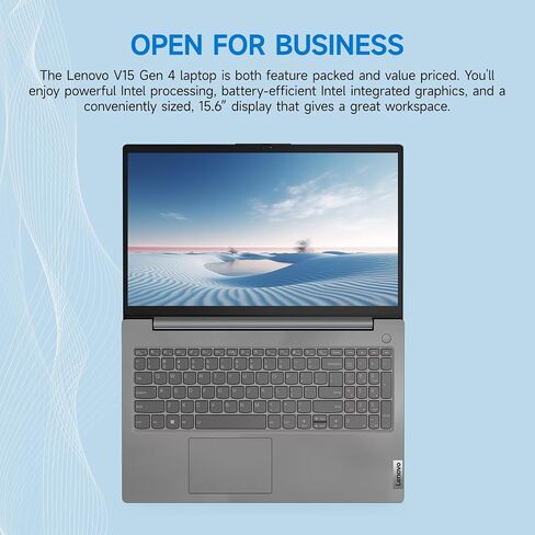 Lenovo V15 Gen 4 Laptop ، 15.6 "FHD ، Octa-Core Intel Core I5-13420H (Beat I5-1235U) ، 40GB RAM ، 1TB SSD ، WIN11H-SLIM ، FAST ، وجاهزًا للعمل أو الدراسة ، والمدرسة والمكتب ، PCO PODABLABED BOYDER BOYDER. in Saudi Arabia