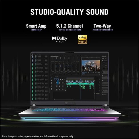 ASUS ROG Strix G16 Gaming Laptop, Intel i7-14650HX, 64 GB DDR5 RAM, 2 TB PCIe SSD, 16" FHD+ (1920x1200) Display, Nvidia G-Force RTX 5060, 4-Zone RGB Keyboard, W11 Pro, Eclipse Gray in Saudi Arabia