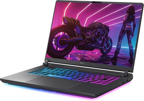 ASUS ROG Strix G16 Gaming Laptop, Intel i7-14650HX, 64 GB DDR5 RAM, 2 TB PCIe SSD, 16" FHD+ (1920x1200) Display, Nvidia G-Force RTX 5060, 4-Zone RGB Keyboard, W11 Pro, Eclipse Gray in Saudi Arabia