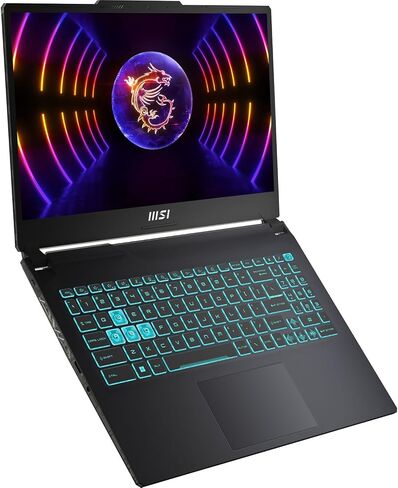 MSI Cyborg 15 Thin GF63 Gaming Maming Laptop 15.6 "FHD 144Hz (Intel 12th Gen I5-12450H ، 32GB DDR5 RAM ، 1TB SSD ، GeForce RTX 4050 (Beats RTX 3060)) ، WIFI 6 ، IST Cable ، Win 11 Home - in Kuwait