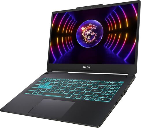 MSI Cyborg 15 Thin GF63 Gaming Maming Laptop 15.6 "FHD 144Hz (Intel 12th Gen I5-12450H ، 32GB DDR5 RAM ، 1TB SSD ، GeForce RTX 4050 (Beats RTX 3060)) ، WIFI 6 ، IST Cable ، Win 11 Home - in Kuwait