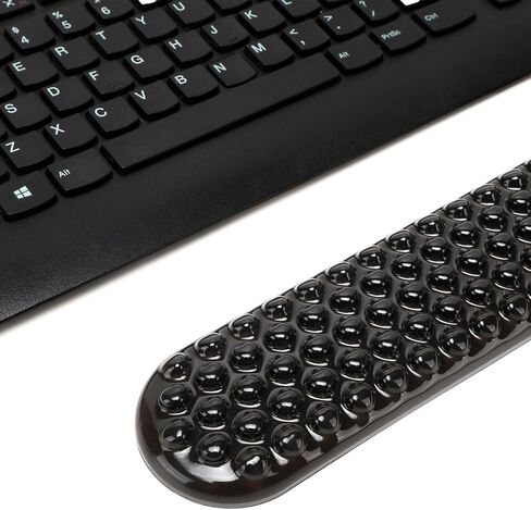 Megrez Clear Gel Wrist Rest للوحة المفاتيح والماوس ، راحة معصم لوحة مفاتيح الجلور الكريستال ، مجموعة Wrestrest المريحة ، لوحة مفاتيح الراحة السحابية ، Clear in Saudi Arabia
