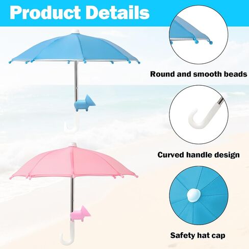 2 PCS Phone Smbrella ، مظلة للهاتف ، شمس الهاتف الظل ، لظلال الشمس ، عالمي لطيف مع كوب الشفط على الطراز الخنزير ، في الهواء الطلق مضاد للارتفاع. in Kuwait