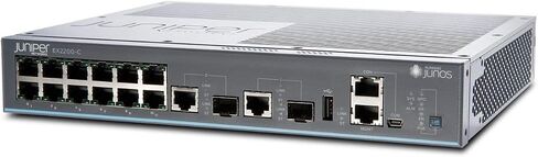 شبكات JUNIPER EX2200-C-12T-2G 12-PORT GIGABIT SWITCH (متجدد) in Kuwait