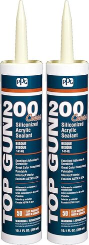 Glidden PPG تشطيبات معمارية Top Gun 200 مانع التسرب، بيسك، أقصى قدر من المتانة والالتصاق مع الحد الأدنى من الانكماش in Saudi Arabia