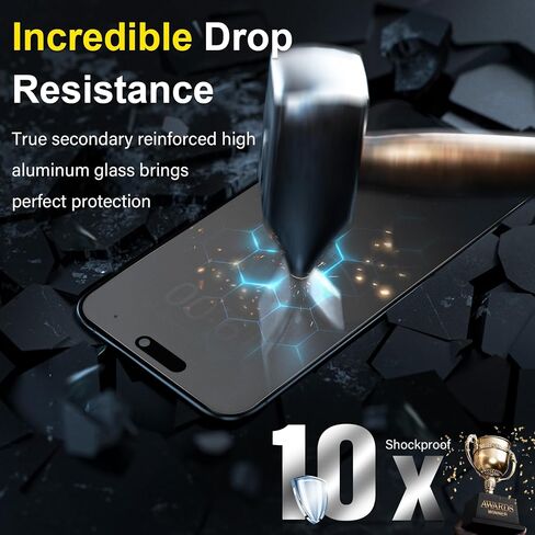 YWXTW 2 واقي شاشة غير لامع لهاتف iPhone 16 Pro Max 6.9 بوصة + مجموعة واحدة من واقي عدسة الكاميرا، مضاد للوهج ومضاد لبصمات الأصابع 16 Pro Max واقي شاشة زجاجي، خالٍ من الفقاعات، ناعم كالحرير in Kuwait