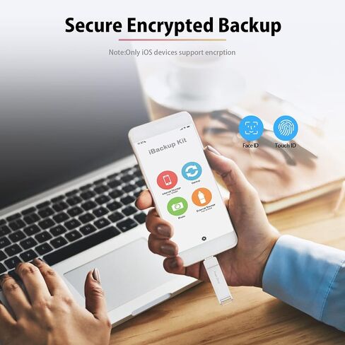 عصا الصور لـ iPhone ، 4 في محرك أقراص فلاش iPhone ، USB Memory Stick 512GB iPhone Thumb Drive للصور ومقاطع الفيديو محرك النسخ الاحتياطي لتخزين iPhone و iPad و Android ، الكمبيوتر الشخصي in Saudi Arabia