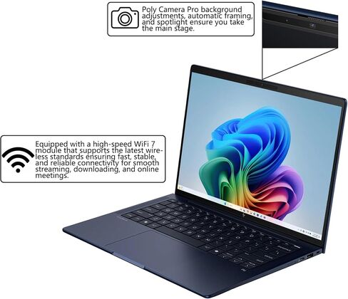 HP EliteBook X G1i AI Laptop | 14" WUXGA IPS Touchscreen | Intel 8-Core Ultra 7 258V (NPU Up to 47 Tops) | 32GB RAM 1TB SSD | Copilot+ PC for Creator Business Professional Win11 Pro w/DLCA Accessory in Saudi Arabia
