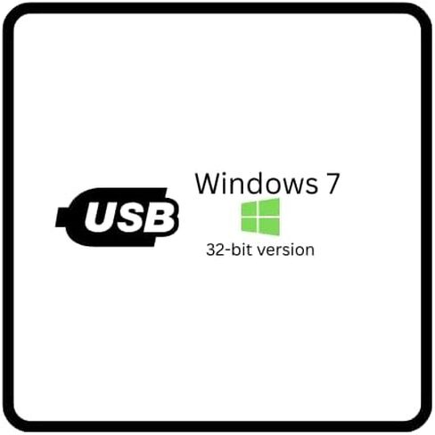 USB القابل للتشغيل لنظام التشغيل Windows 7 | التثبيت الكامل والاسترداد | 32 بت | أعد تثبيت جهاز الكمبيوتر الخاص بك أو إصلاحه أو ترقيته in Kuwait
