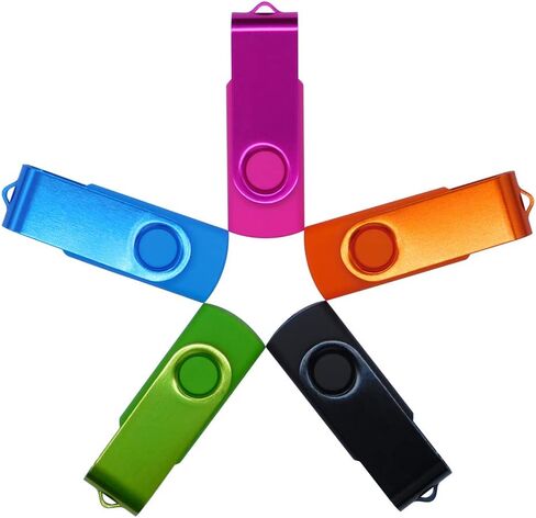 Mini Capacity 256MB USB Flash Drives Thumb Drive Memory Sticks with OTG & Type-C/USB C Adaptor (Pink) in Kuwait