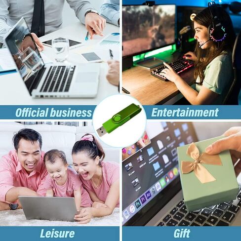 سعة مصغرة 256 ميجا بايت فلاش محركات أقراص إبهام محرك الإبهام مع محول OTG & Type-C/USB C (وردي) in Kuwait