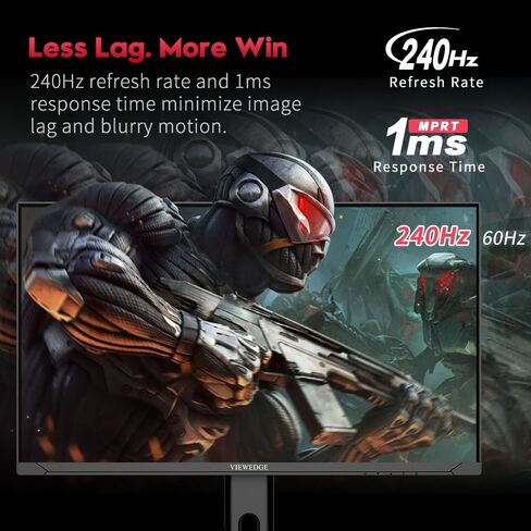 Curved Gaming Monitor 27 inch 180Hz, FHD 1080P VA Screen 1800R Computer Monitor, 1ms with FreeSync, Low Motion Blur, DisplayPort, HDMI Monitor, Built-in Speakers in Saudi Arabia