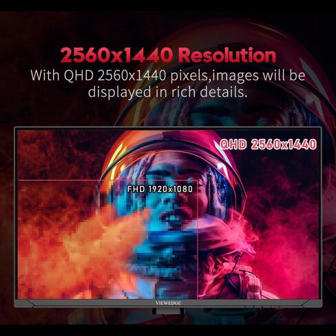 Curved Gaming Monitor 27 inch 180Hz, FHD 1080P VA Screen 1800R Computer Monitor, 1ms with FreeSync, Low Motion Blur, DisplayPort, HDMI Monitor, Built-in Speakers in Saudi Arabia