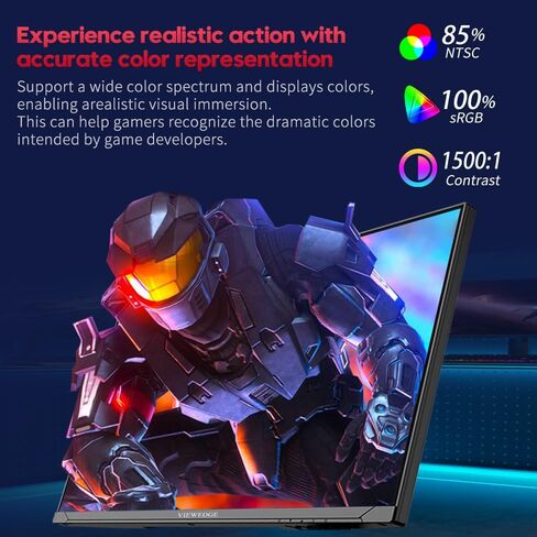 Curved Gaming Monitor 27 inch 180Hz, FHD 1080P VA Screen 1800R Computer Monitor, 1ms with FreeSync, Low Motion Blur, DisplayPort, HDMI Monitor, Built-in Speakers in Saudi Arabia