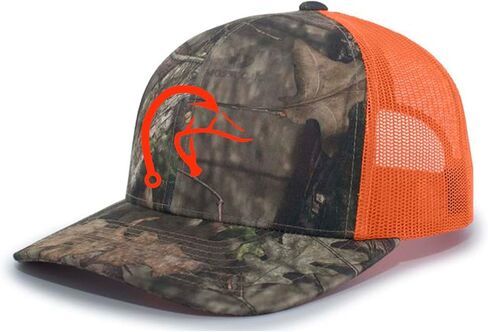 Heritage Pride Outdoors Hook Antler Duck Hunting and Fishing Mens Embroidered Mesh Back Trucker Hat in Saudi Arabia