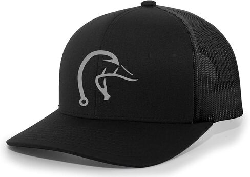 Heritage Pride Outdoors Hook Antler Duck Hunting and Fishing Mens Embroidered Mesh Back Trucker Hat in Saudi Arabia