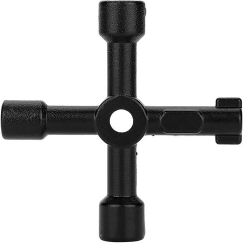 مفتاح Universal Cross ، 4 طريقة متعددة المثلث المثلث أدوات صمام كهربائيين للكهرباء للمياه الكهربائية فتحة خزانة خزانة خزانة in Saudi Arabia