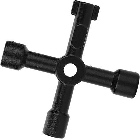 مفتاح Universal Cross ، 4 طريقة متعددة المثلث المثلث أدوات صمام كهربائيين للكهرباء للمياه الكهربائية فتحة خزانة خزانة خزانة in Saudi Arabia