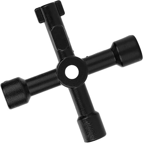 مفتاح Universal Cross ، 4 طريقة متعددة المثلث المثلث أدوات صمام كهربائيين للكهرباء للمياه الكهربائية فتحة خزانة خزانة خزانة in Saudi Arabia