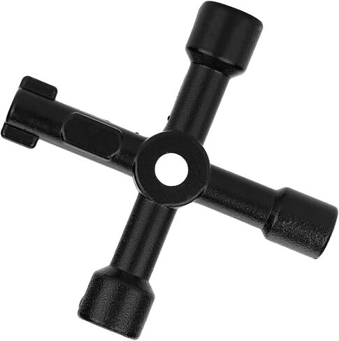 مفتاح Universal Cross ، 4 طريقة متعددة المثلث المثلث أدوات صمام كهربائيين للكهرباء للمياه الكهربائية فتحة خزانة خزانة خزانة in Saudi Arabia
