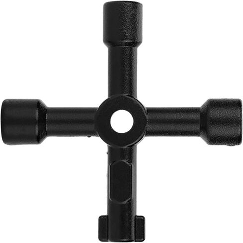 مفتاح Universal Cross ، 4 طريقة متعددة المثلث المثلث أدوات صمام كهربائيين للكهرباء للمياه الكهربائية فتحة خزانة خزانة خزانة in Saudi Arabia