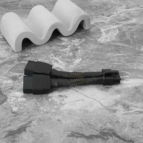 1pc مزدوج 8pin إلى 8 Pin GPU Cable Cable Cable 10cm 030-1233-000 متوافق مع بطاقة رسومات NVIDIA RTX A6000 in Kuwait
