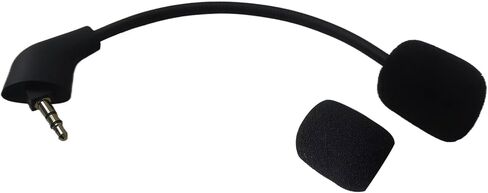 ألعاب MIC مناسبة لـ Hyperx Cloud 2/Cloud/Cloud X سماعات الرأس ، وتصميم MIC قابل للفصل 3.5 مم ، وإلغاء الضوضاء ، والمعاوقة المنخفضة ، ولا تأخير ، أسود in Saudi Arabia