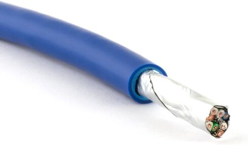 Networx® RJ45 Cat 6A Ethernet Patch Cable 50 Foot Blue Booted F/FTP for PC, TV, Tablet, Gaming, Routers, and Printers, High Speed 10Gbps, Gold Plated, Indoor/Outdoor Use in Saudi Arabia