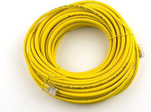 Networx® RJ45 Cat 6A Ethernet Patch Cable 50 Foot Blue Booted F/FTP for PC, TV, Tablet, Gaming, Routers, and Printers, High Speed 10Gbps, Gold Plated, Indoor/Outdoor Use in Saudi Arabia