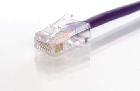 Networx® RJ45 Cat 6A Ethernet Patch Cable 50 Foot Blue Booted F/FTP for PC, TV, Tablet, Gaming, Routers, and Printers, High Speed 10Gbps, Gold Plated, Indoor/Outdoor Use in Saudi Arabia