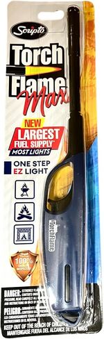 عام Scripto Torch Flame Max Wind Resistant Verform Utility أخف وزنا - خطوة واحدة EZ ضوء in Saudi Arabia