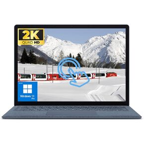 Microsoft Surface Laptop 4-13.5in (2256 × 1504) جهاز كمبيوتر محمول شاشة تعمل باللمس - AMD Ryzen 5 Surface Edition - RAM 16GB ، 256GB SSD - لوحة مفاتيح الإضاءة الخلفية - Windows 11 Pro (متجدد) in Kuwait