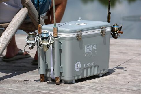 ENGEL Live Bait Cooler PRO for Fishing - Portable Minnow and Bait Bucket with Lithium-Ion Rechargeable Aerator in Kuwait