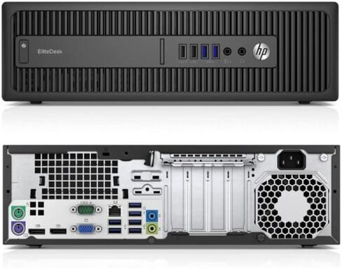 HP Elitedesk 800G2 SFF SFF Desktop PC ، 800G2 SFF Windows 11 كمبيوتر سطح المكتب ، Intel Core I5-6500 ، 16GB DDR4 RAM ، 1TB SDD ، VGA ، RGB Keyboard (متجدد) in Saudi Arabia