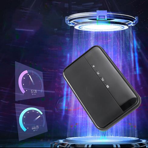 5G WiFi Mobile Hotspot ، 2.4 جيجا هرتز 5.8 جيجا هرتز واي فاي نقطة اتصال سفر محمولة مع بطارية 1000mAh ، فتحة بطاقة SIM Nano ، دعم 16 جهاز in Saudi Arabia