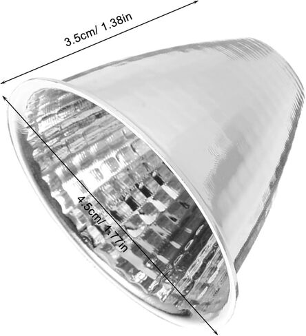 POPETPOP 2pcs Led Flashlight Reflector Cup Portable Lighting Accessory for Outdoor Adventures and Indoor Use Reduces Glare Extends Beam Distance Easy to Carry in Saudi Arabia