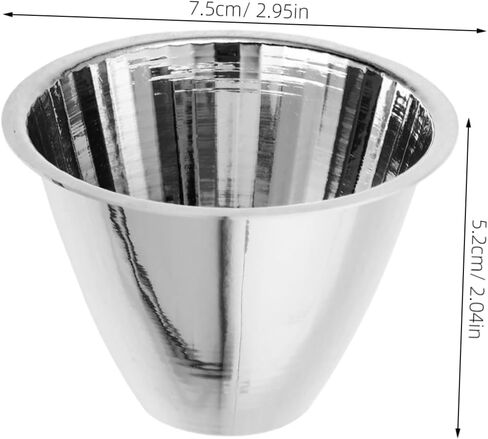1pcs كوب من مصباح المصباح المعدني لمصباح مصباح LED لإعدادات الإضاءة LED استبدال الظل لأضواء كاشفة يعزز كفاءة الضوء للاستكشاف والتخييم في الهواء الطلق in Kuwait