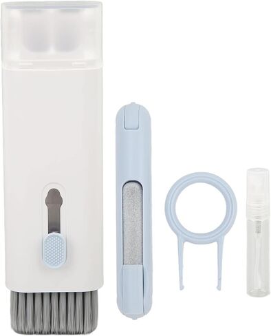 Electronic Cleaner Kit 7 in Multi-Purpose Tool for Keyboards Earphones Laptops Phones Monitors and PCs with Deep Crevice Brush Removable Microfiber Cloth and Key Puller in Saudi Arabia