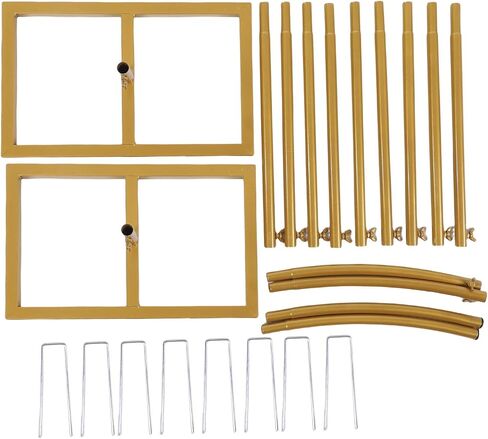 ASIXXSIX قوس الزفاف قوس Backdrop Stand ، منحنية بالون من المنحني للبالون المعدني قوس الحفل حفل زفاف حفلة عيد ميلاد الزفاف استحمام الطفل بوث ديكورات حديقة in Saudi Arabia