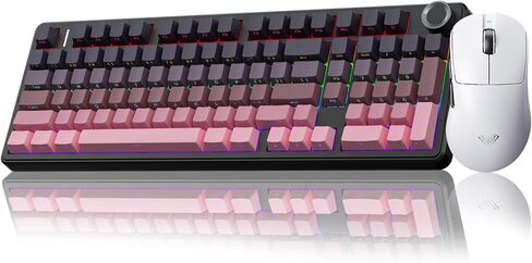 Aula Wireless Keyboard و Mouse Combo ، F99 Pro Mechanical Keyboard SC900 Max Wireless Mouse in Saudi Arabia
