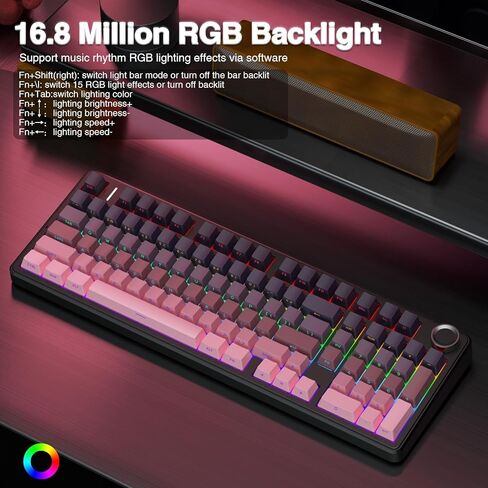 Aula Wireless Keyboard و Mouse Combo ، F99 Pro Mechanical Keyboard SC900 Max Wireless Mouse in Saudi Arabia