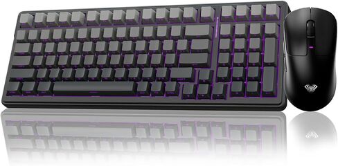 AULA Wireless Keyboard and Mouse Combo, F99 Pro Mechanical Keyboard SC680 Wireless Mouse in Saudi Arabia