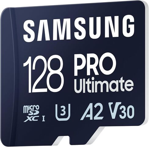 بطاقة ذاكرة MicroSD في نهاية المطاف Samsung Pro ، محول ، 128 جيجا بايت MicroSDXC ، يصل إلى 200 ميجابايت/ثانية ، 4K UHD ، UHS-I ، الفئة 10 ، U3 ، V30 ، A2 لكاميرا العمل ، الطائرات بدون طيار ، الأمراض ، الهواتف ، الأجهزة اللوحية ، MB-MY128SA/AM [إصدار كندا] in Kuwait