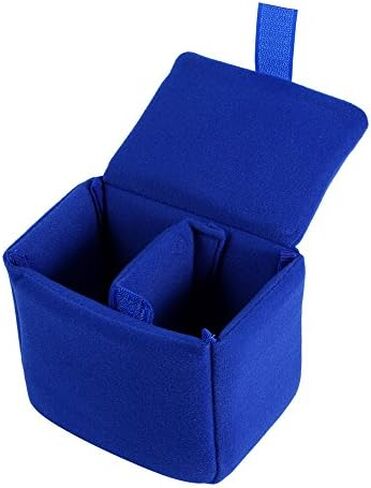 Shockproof Camera Case Insert Bag, Black Camera Bag Small, Camera Padding Insert, Velvet Camera Insert Bag Padded Portable Partition Camera Padded Bag for Protecting Dslr Camera(Black) in Kuwait