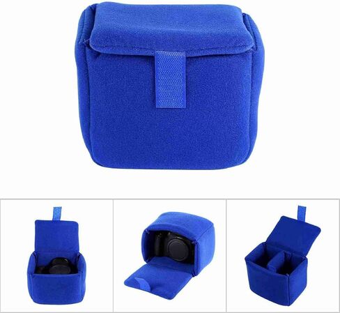 Shockproof Camera Case Insert Bag, Black Camera Bag Small, Camera Padding Insert, Velvet Camera Insert Bag Padded Portable Partition Camera Padded Bag for Protecting Dslr Camera(Black) in Kuwait